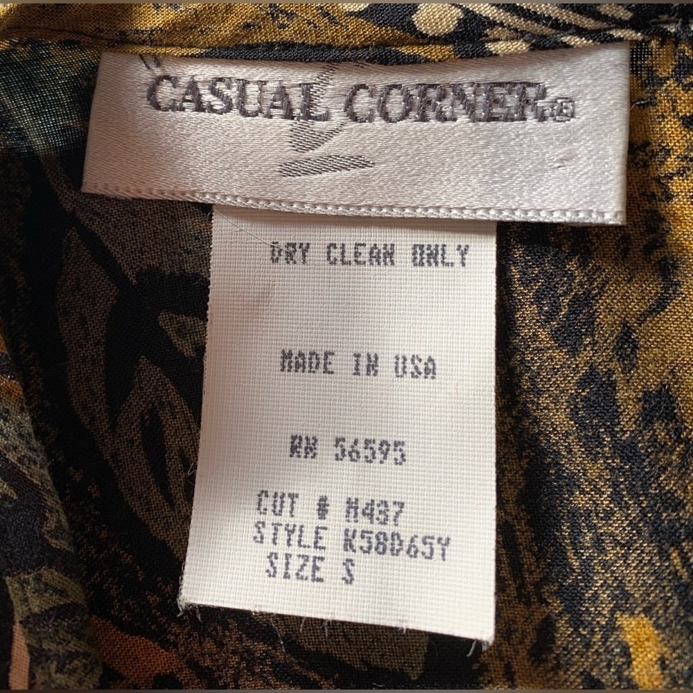 SKIRT SET Vintage Casual Corner Slit Skirt/Cap Sleeve Pencil Skirt MIDI - Picture 6 of 6